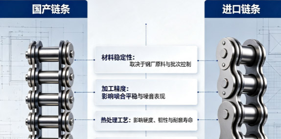 国产链条和进口链条的差距在哪里？